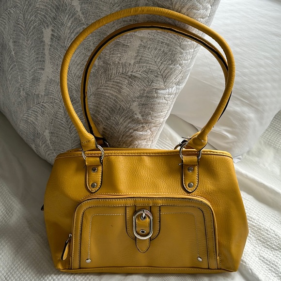 Vintage Handbags - Vintage Yellow purse
